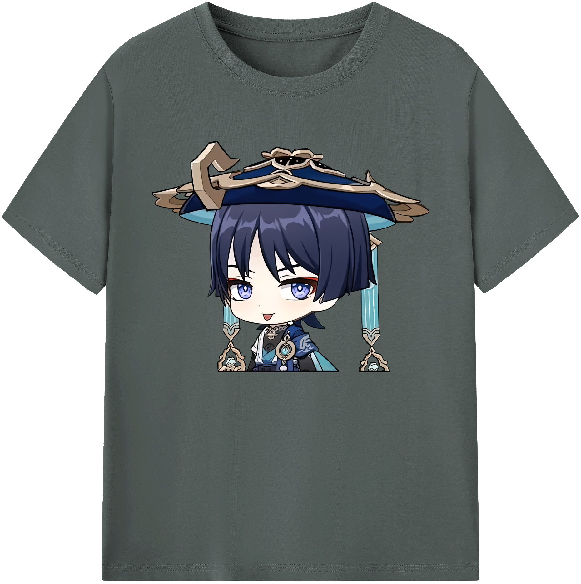 げんし神 さんペい genshin Sanpei 綿100％ メンズ半袖Tシャツ｜肌触りやわらか＆通気性
